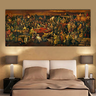 Discussing Divine Comedy Canvas Wall Art-MinimalisticDecor.com