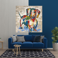 Dog Canvas Wall Art-MinimalisticDecor.com