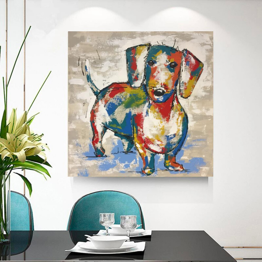 Dog Canvas Wall Art-MinimalisticDecor.com