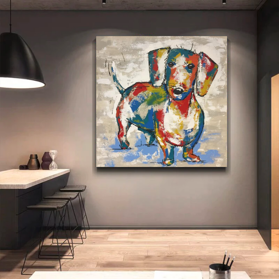 Dog Canvas Wall Art-MinimalisticDecor.com