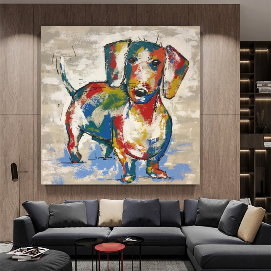 Dog Canvas Wall Art-MinimalisticDecor.com