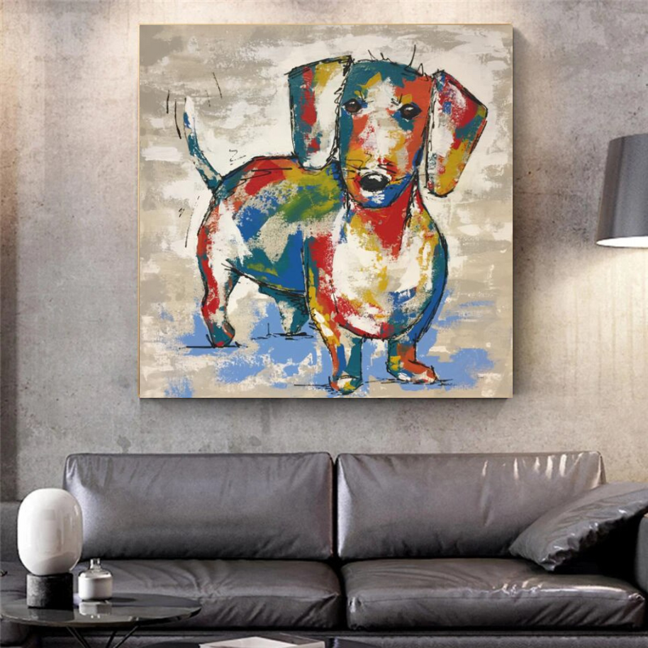 Dog Canvas Wall Art-MinimalisticDecor.com