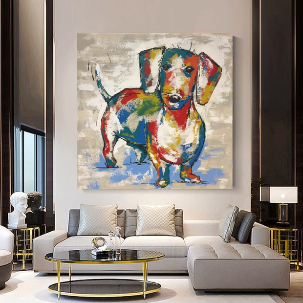 Dog Canvas Wall Art-MinimalisticDecor.com