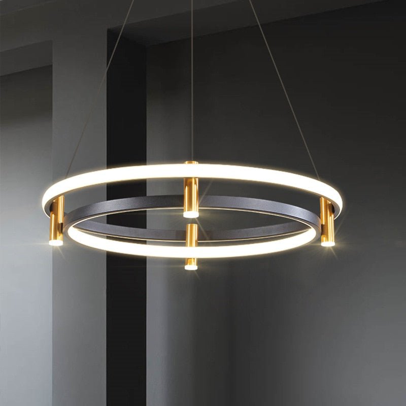 Dual Ring LED Chandelier-MinimalisticDecor.com