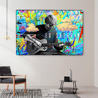 Ed Sheeran Singer Canvas Wall Art for Home Living and Office-MinimalisticDecor.com