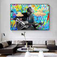 Ed Sheeran Singer Canvas Wall Art for Home Living and Office-MinimalisticDecor.com