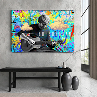 Ed Sheeran Singer Canvas Wall Art for Home Living and Office-MinimalisticDecor.com