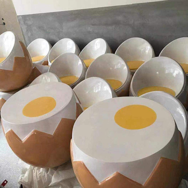 Egg Style Sofa Stool: A Blend of Comfort and Elegance-MinimalisticDecor.com