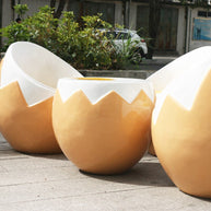 Egg Style Sofa Stool: A Blend of Comfort and Elegance-MinimalisticDecor.com