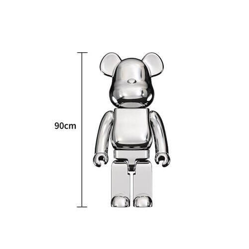 Electroplating Multicolour Bearbrick Statue Large-MinimalisticDecor.com