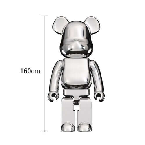 Electroplating Multicolour Bearbrick Statue Large-MinimalisticDecor.com