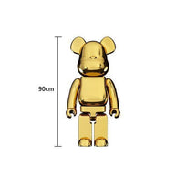 Electroplating Multicolour Bearbrick Statue Large-MinimalisticDecor.com
