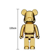 Electroplating Multicolour Bearbrick Statue Large-MinimalisticDecor.com