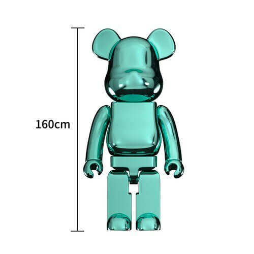 Electroplating Multicolour Bearbrick Statue Large-MinimalisticDecor.com
