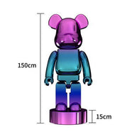 Electroplating Multicolour Bearbrick Statue Large-MinimalisticDecor.com