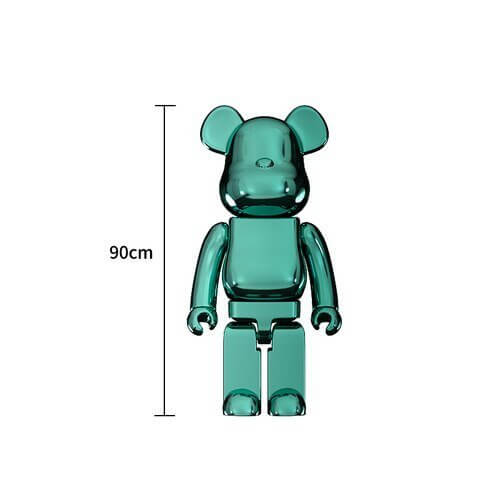 Electroplating Multicolour Bearbrick Statue Large-MinimalisticDecor.com