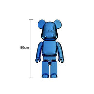 Electroplating Multicolour Bearbrick Statue Large-MinimalisticDecor.com