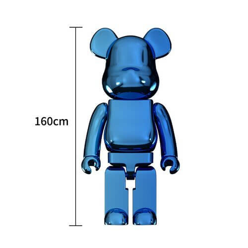 Electroplating Multicolour Bearbrick Statue Large-MinimalisticDecor.com