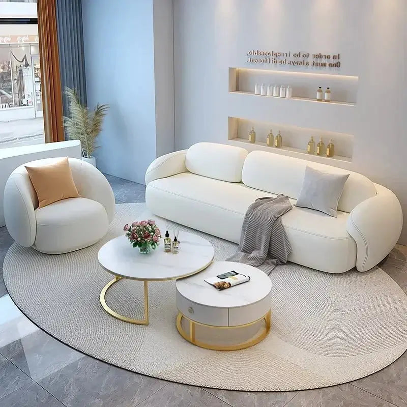 Elegant Minimalist Puff Sofa – Simplicity Meets Comfort-MinimalisticDecor.com