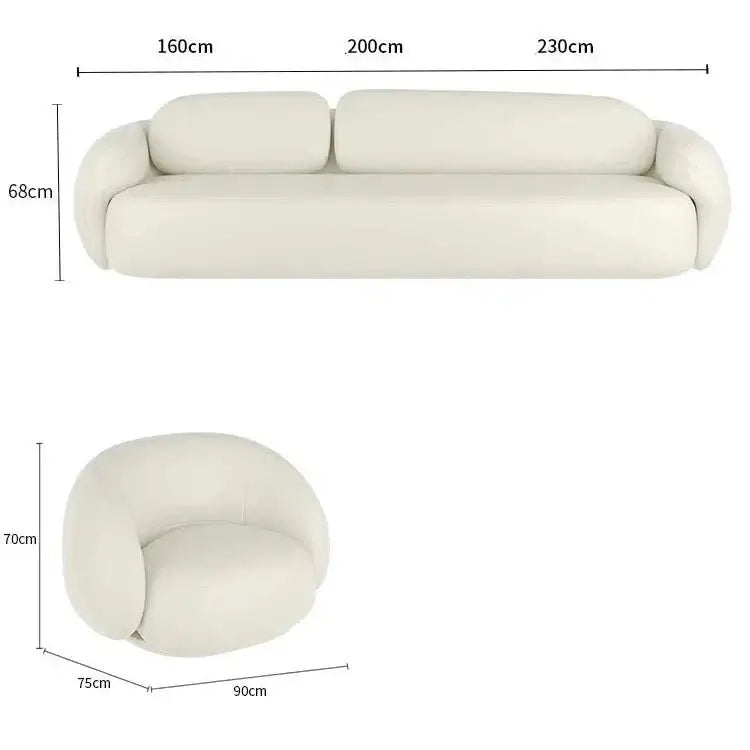 Elegant Minimalist Puff Sofa – Simplicity Meets Comfort-MinimalisticDecor.com