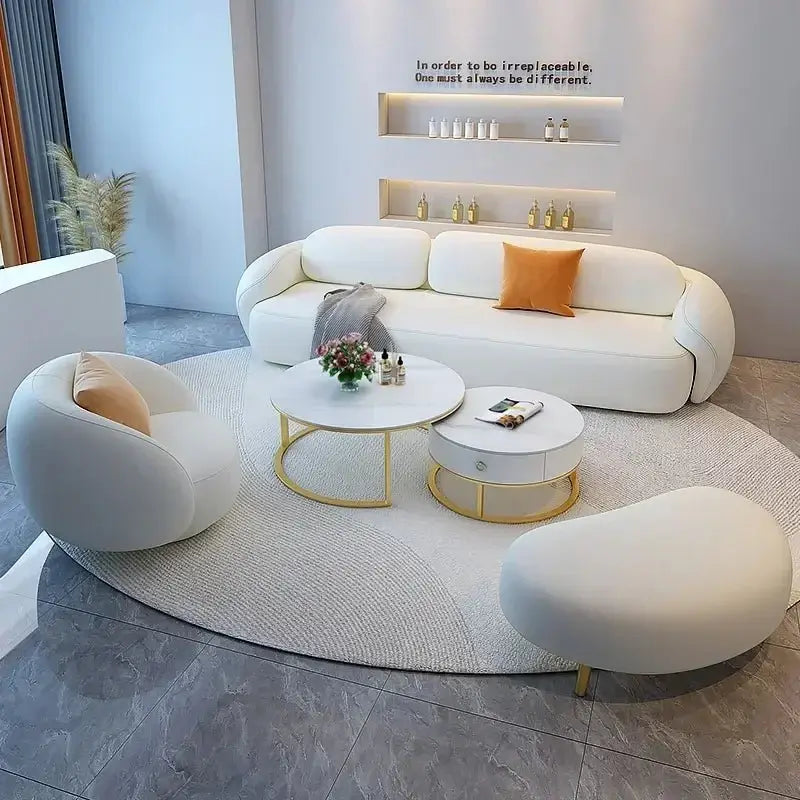 Elegant Minimalist Puff Sofa – Simplicity Meets Comfort-MinimalisticDecor.com
