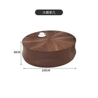Elegant Sold Wood Corner Coffee Table with Storage-MinimalisticDecor.com