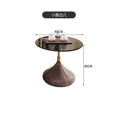 Elegant Sold Wood Corner Coffee Table with Storage-MinimalisticDecor.com