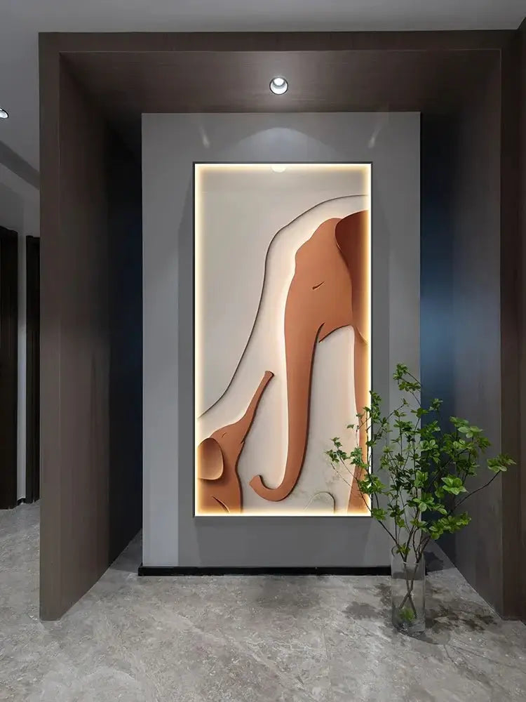 Elephant Wall Lamp - LED Art Decoration for Home Decor-MinimalisticDecor.com