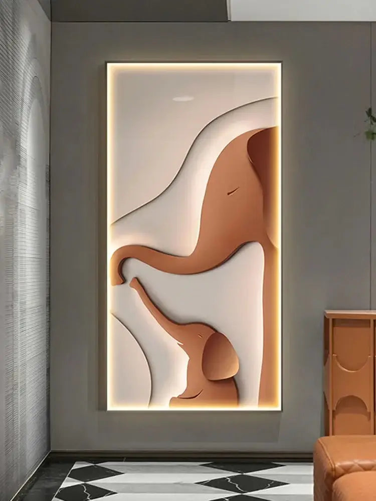 Elephant Wall Lamp - LED Art Decoration for Home Decor-MinimalisticDecor.com