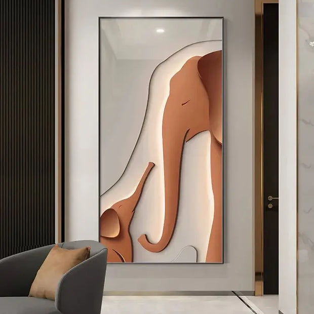 Elephant Wall Lamp - LED Art Decoration for Home Decor-MinimalisticDecor.com