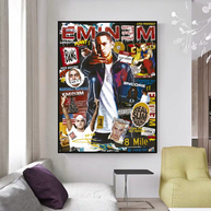 Eminem Singer Canvas Wall Art-MinimalisticDecor.com