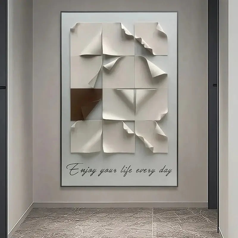Enjoy Your Life Wall Art – A Daily Reminder to Live Fully-MinimalisticDecor.com