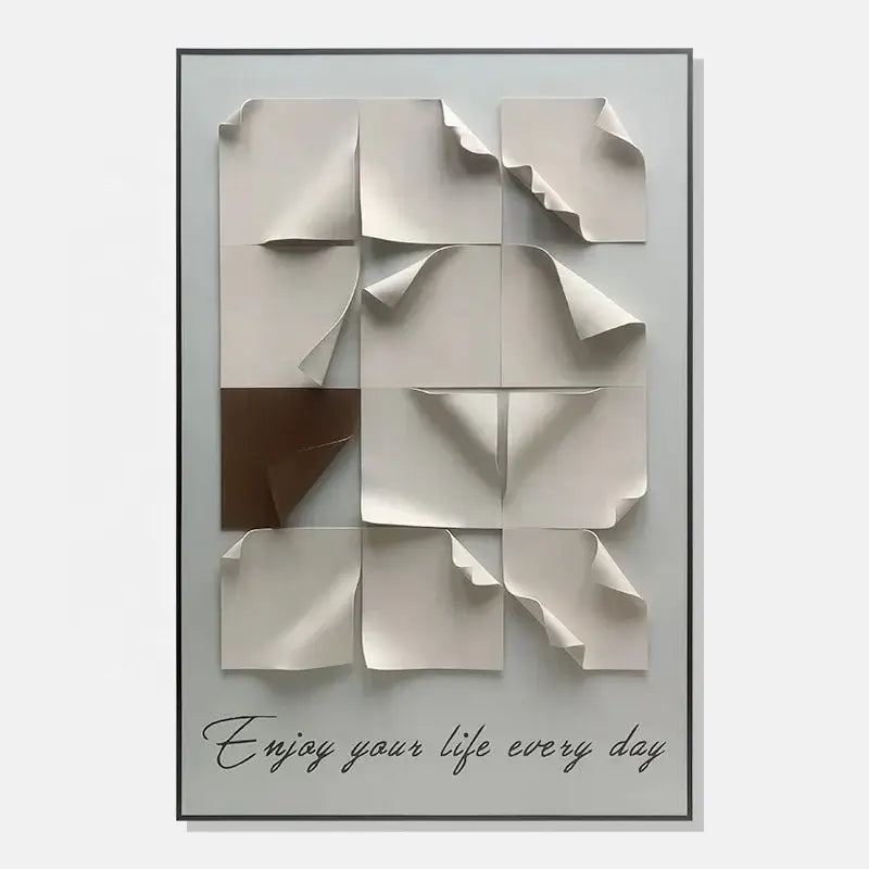 Enjoy Your Life Wall Art – A Daily Reminder to Live Fully-MinimalisticDecor.com