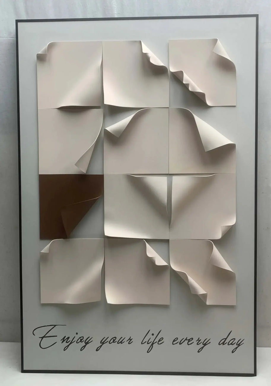 Enjoy Your Life Wall Art – A Daily Reminder to Live Fully-MinimalisticDecor.com