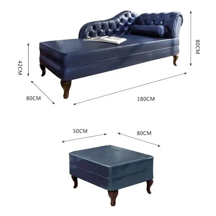 European Concubine Couch Sofa – Regal Elegance with Multi-Functional Comfort-MinimalisticDecor.com