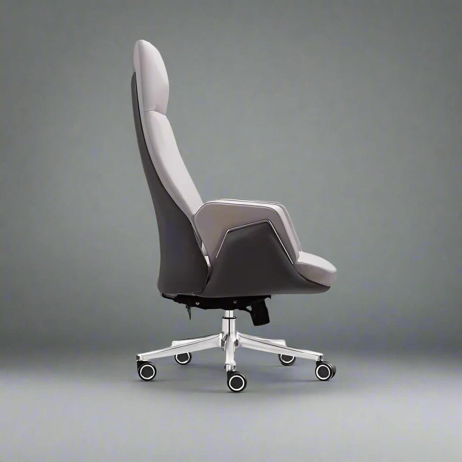 Executive PU Leather Office Chair – Swivel Ergonomic Chair-MinimalisticDecor.com