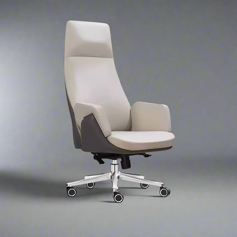 Executive PU Leather Office Chair – Swivel Ergonomic Chair-MinimalisticDecor.com