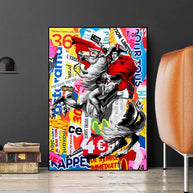 Famous Painting Napoleon Portrait Horse Oil Painting Canvas Prints Pop Wall Art Posters and Prints Picture for Living Room Home-MinimalisticDecor.com