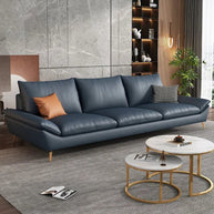 Faux Leather Designer Plaza Sofa Set-MinimalisticDecor.com