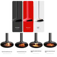 Firewood Saucer Hanging Wood 360 Degree Rotatable Fireplace-MinimalisticDecor.com