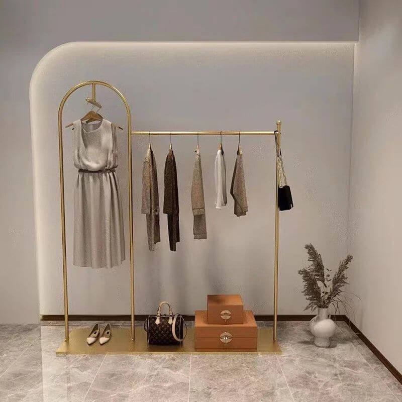 Floor Standing Metal Coat Rack Organiser-MinimalisticDecor.com