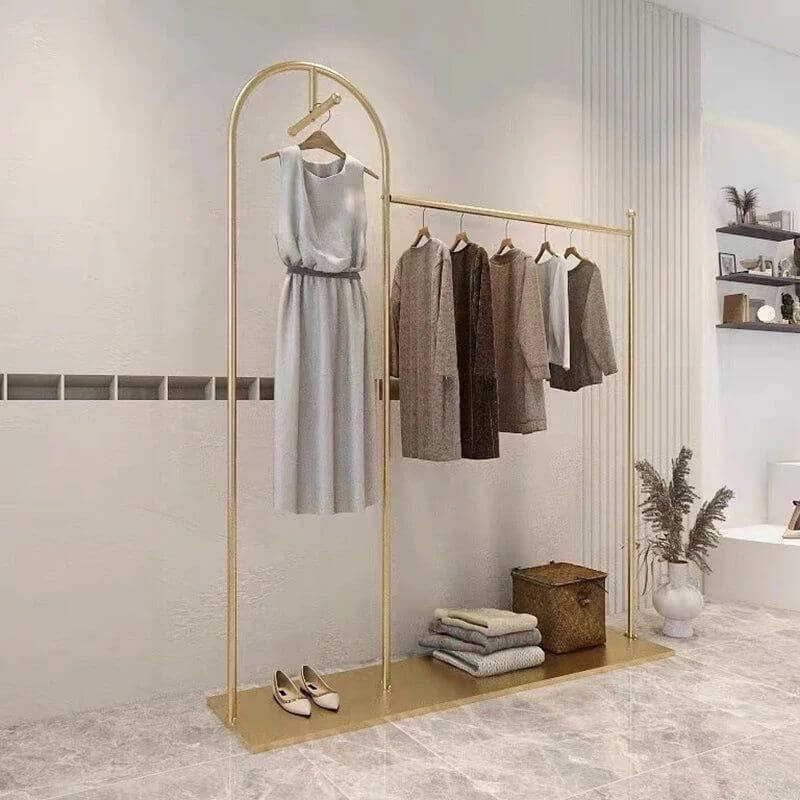 Floor Standing Metal Coat Rack Organiser-MinimalisticDecor.com