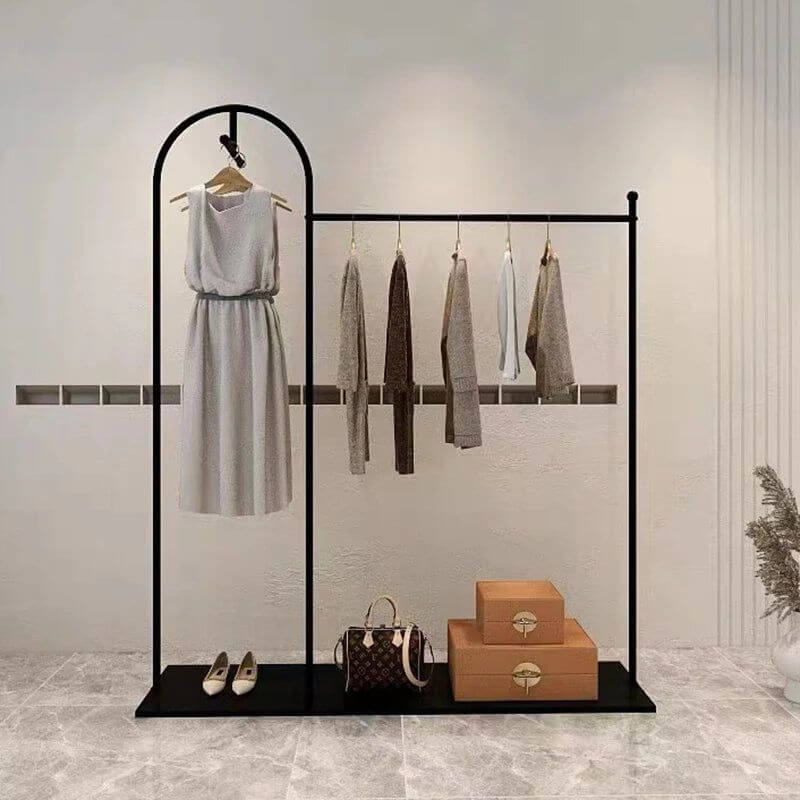 Floor Standing Metal Coat Rack Organiser-MinimalisticDecor.com