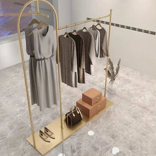 Floor Standing Metal Coat Rack Organiser-MinimalisticDecor.com