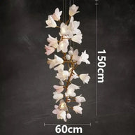 Floral Bunch Staircase Chandelier Lighting-MinimalisticDecor.com