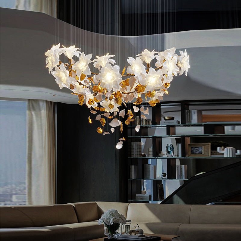 Flower Ceiling LED Chandelier - Elegant Focal Point-MinimalisticDecor.com