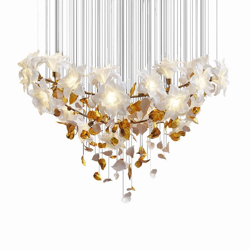 Flower Ceiling LED Chandelier - Elegant Focal Point-MinimalisticDecor.com