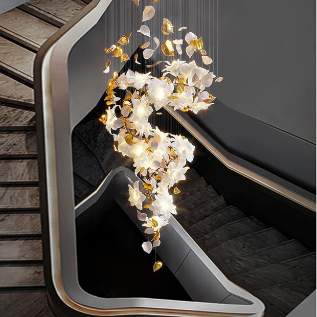 Flower Ceiling LED Chandelier - Elegant Focal Point-MinimalisticDecor.com