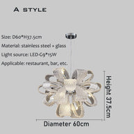 Flower Crystal LED Lighting - Crystal Chandelier-MinimalisticDecor.com