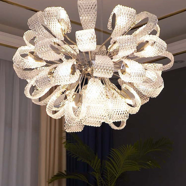 Flower Crystal LED Lighting - Crystal Chandelier-MinimalisticDecor.com